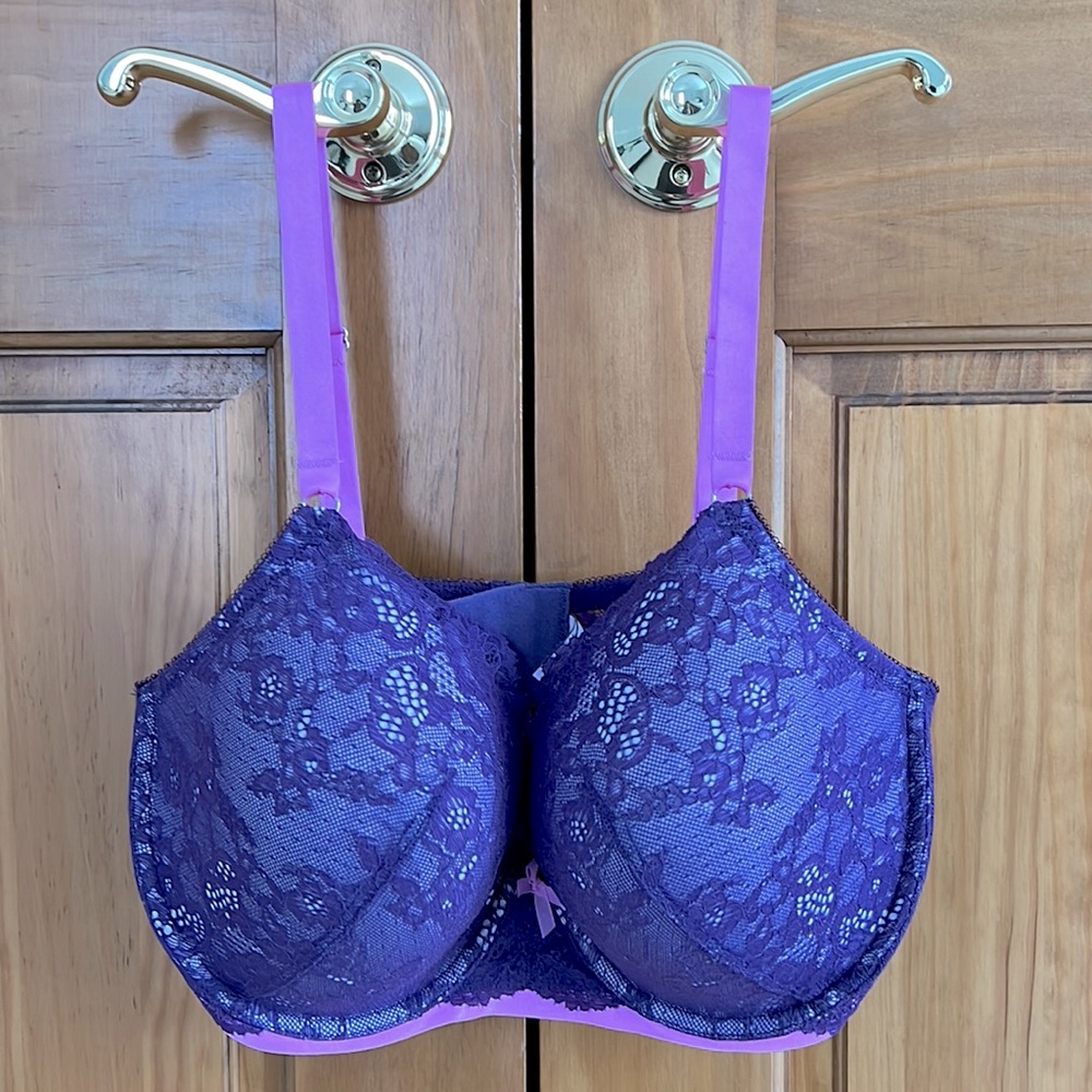 Victoria’s Secret Dream Angels Lace Purple Bra